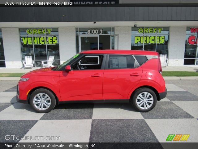 2020 Kia Soul LX in Inferno Red