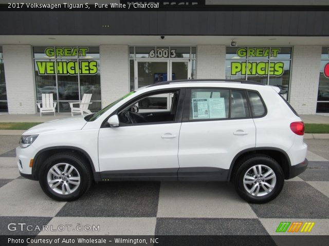 2017 Volkswagen Tiguan S in Pure White