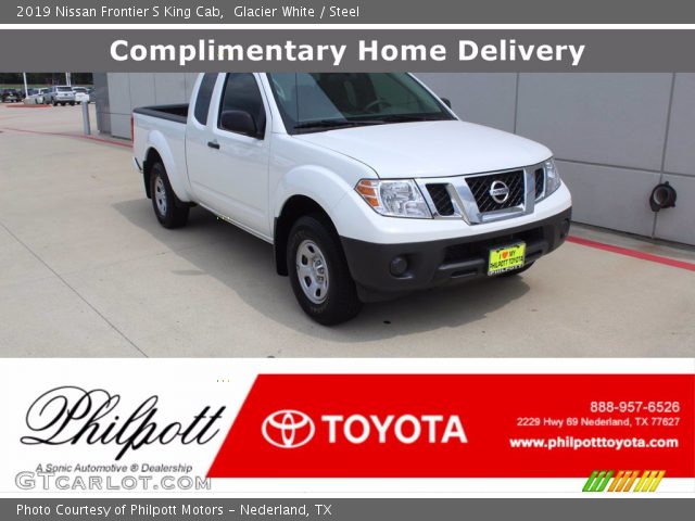 2019 Nissan Frontier S King Cab in Glacier White