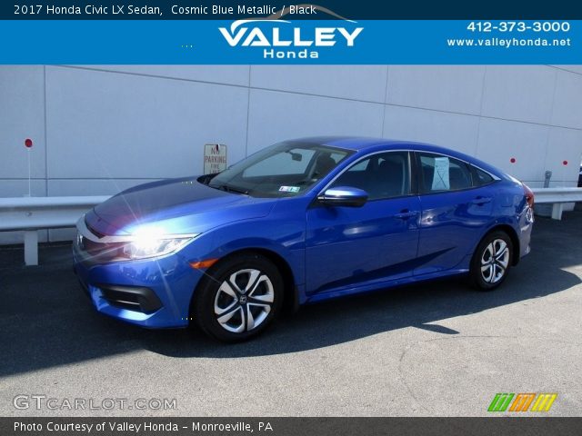 2017 Honda Civic LX Sedan in Cosmic Blue Metallic