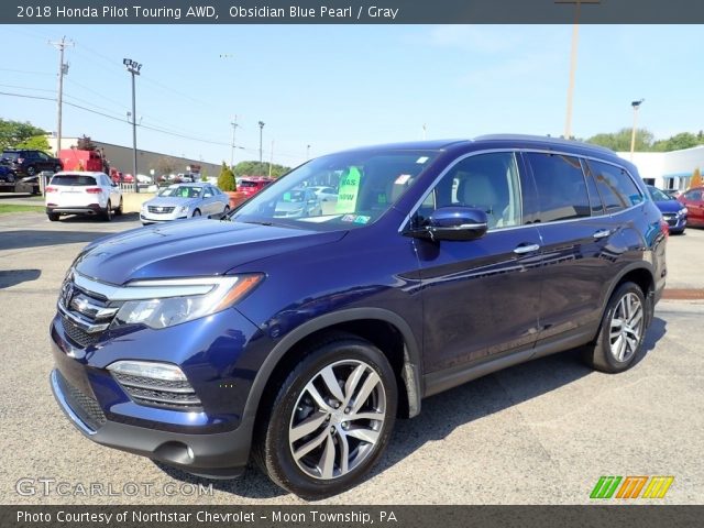 2018 Honda Pilot Touring AWD in Obsidian Blue Pearl