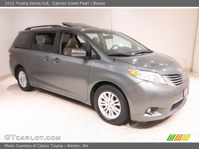 2013 Toyota Sienna XLE in Cypress Green Pearl
