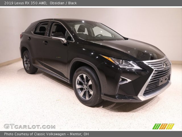 2019 Lexus RX 350 AWD in Obsidian
