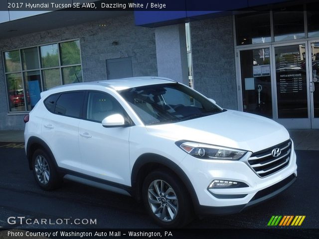 2017 Hyundai Tucson SE AWD in Dazzling White