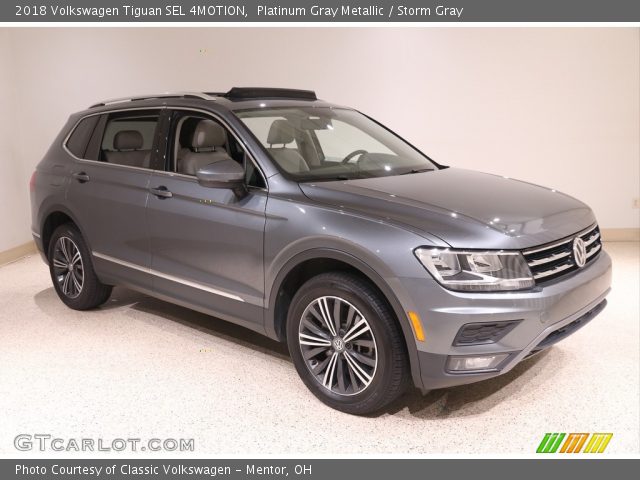2018 Volkswagen Tiguan SEL 4MOTION in Platinum Gray Metallic