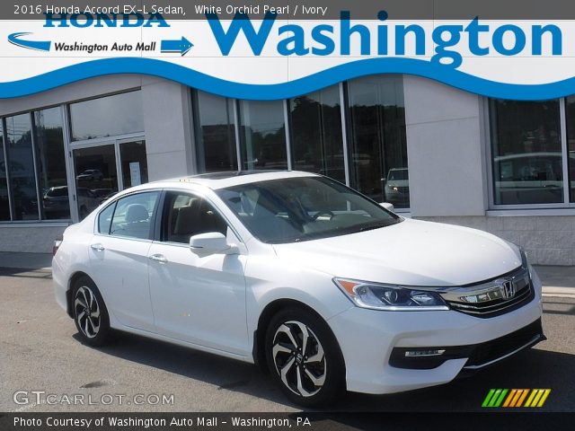 2016 Honda Accord EX-L Sedan in White Orchid Pearl