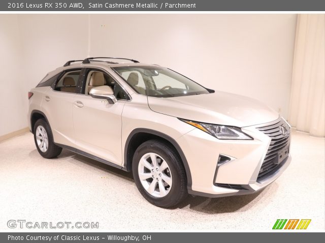 2016 Lexus RX 350 AWD in Satin Cashmere Metallic