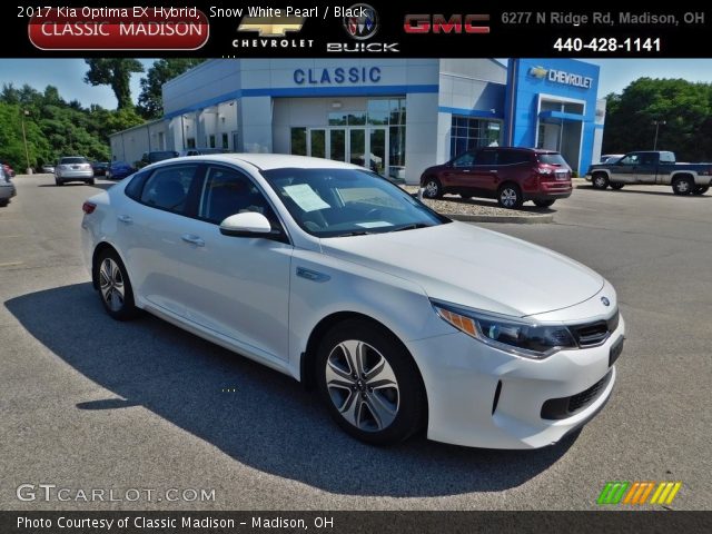 2017 Kia Optima EX Hybrid in Snow White Pearl