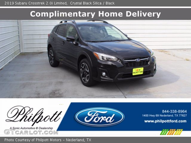 2019 Subaru Crosstrek 2.0i Limited in Crystal Black Silica