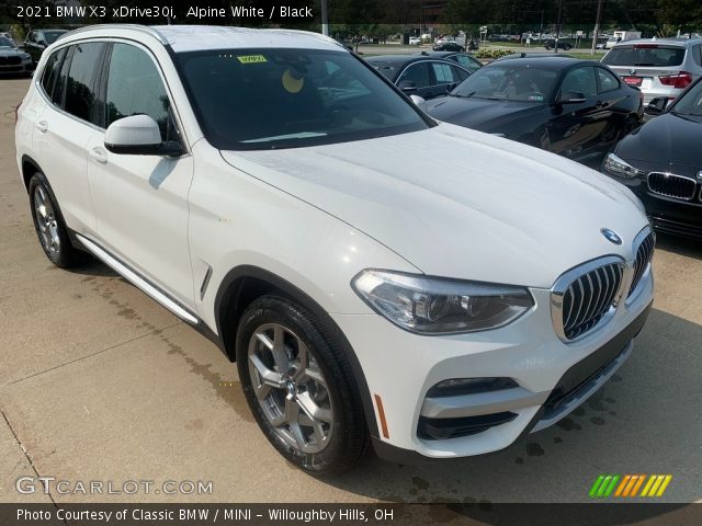 2021 BMW X3 xDrive30i in Alpine White