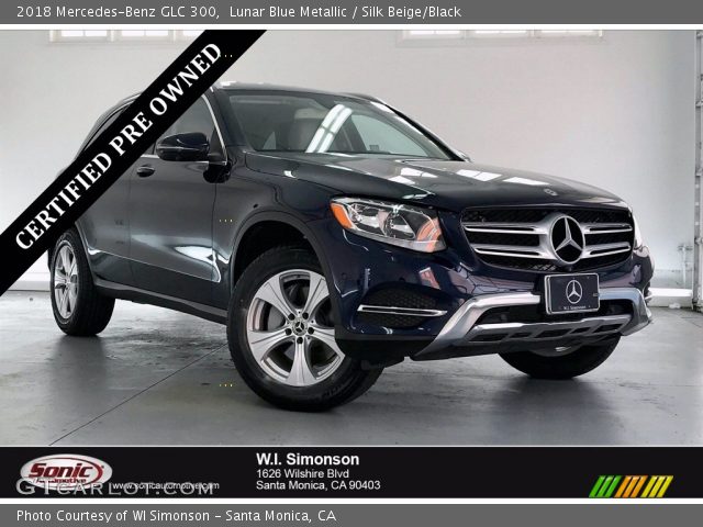 2018 Mercedes-Benz GLC 300 in Lunar Blue Metallic