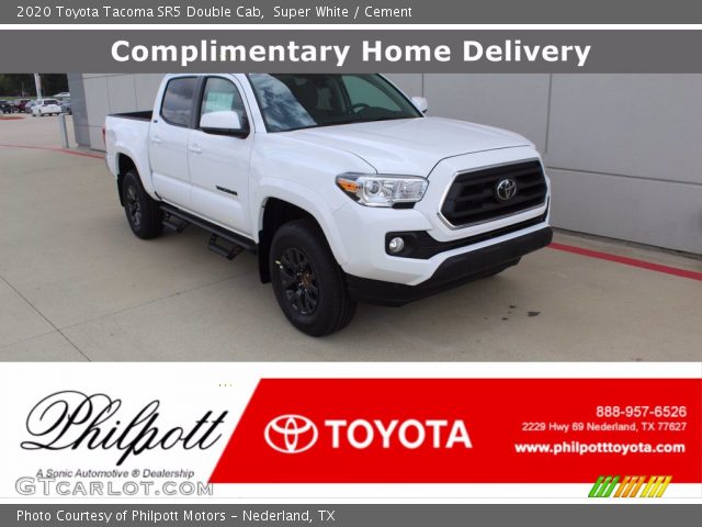 2020 Toyota Tacoma SR5 Double Cab in Super White