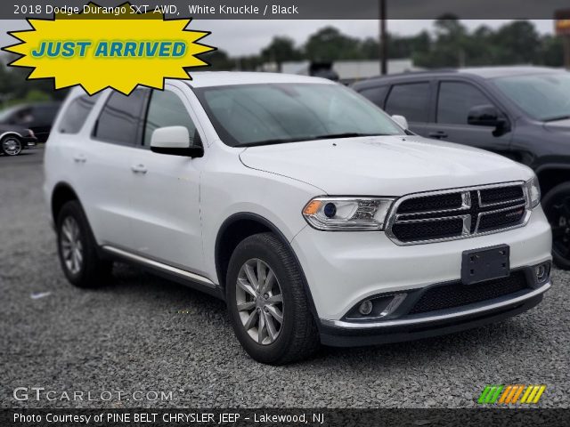 2018 Dodge Durango SXT AWD in White Knuckle