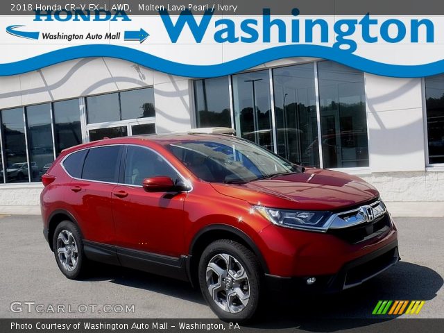 2018 Honda CR-V EX-L AWD in Molten Lava Pearl