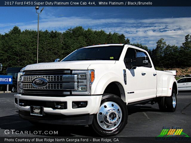 2017 Ford F450 Super Duty Platinum Crew Cab 4x4 in White Platinum
