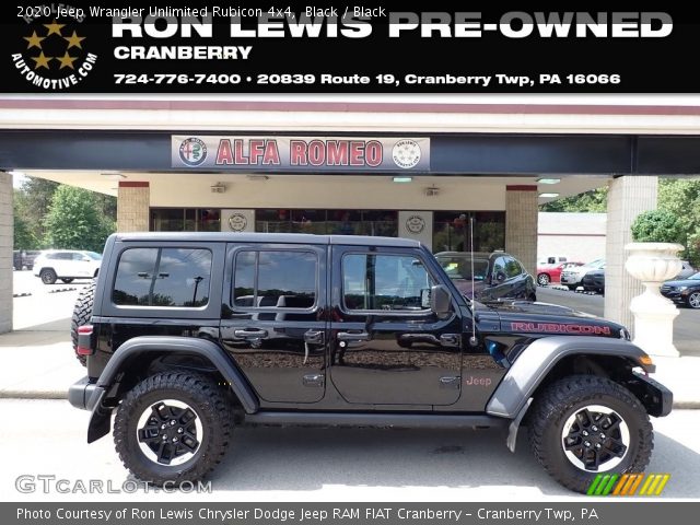 2020 Jeep Wrangler Unlimited Rubicon 4x4 in Black