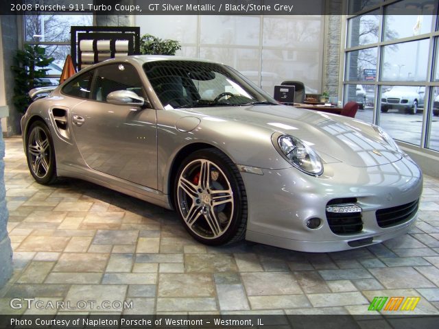 2008 Porsche 911 Turbo Coupe in GT Silver Metallic