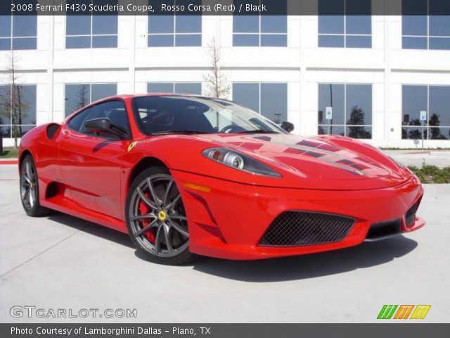 2008 Ferrari F430 Scuderia Coupe in Rosso Corsa (Red)