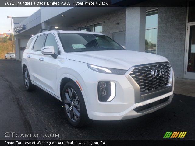 2021 Hyundai Palisade Limited AWD in Hyper White