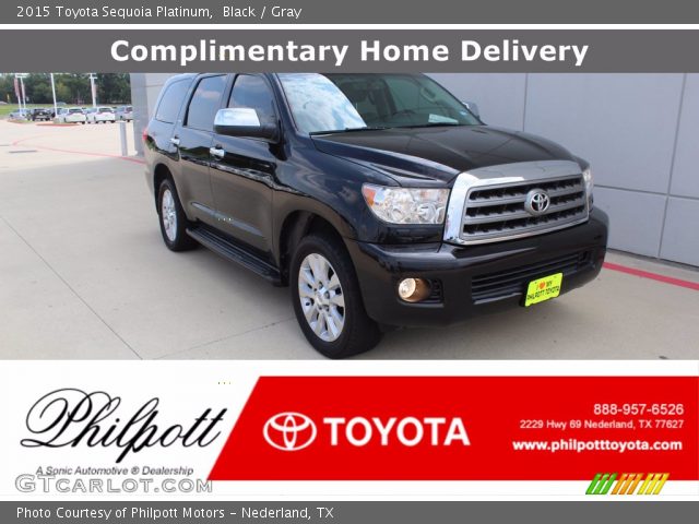 2015 Toyota Sequoia Platinum in Black