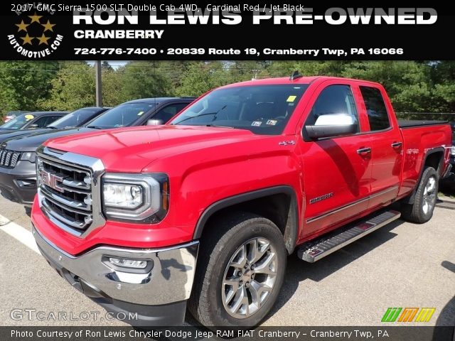 2017 GMC Sierra 1500 SLT Double Cab 4WD in Cardinal Red