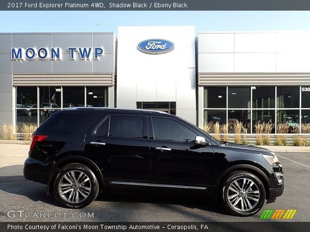 2017 Ford Explorer Platinum 4WD in Shadow Black