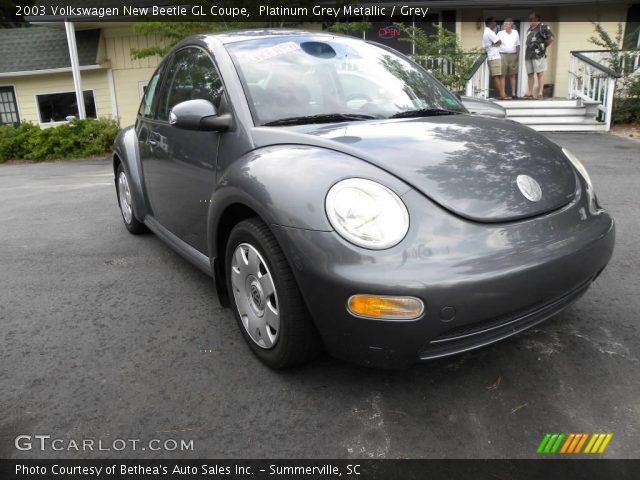 2003 Volkswagen New Beetle GL Coupe in Platinum Grey Metallic