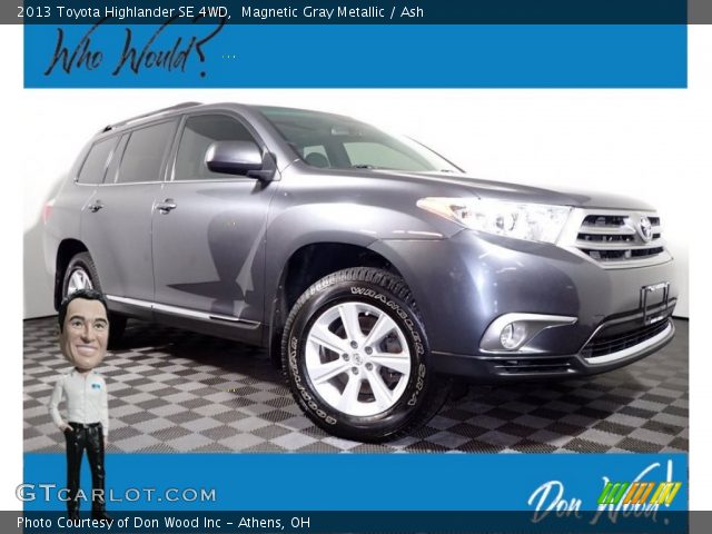 2013 Toyota Highlander SE 4WD in Magnetic Gray Metallic