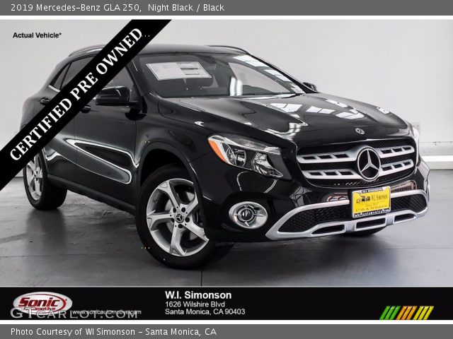 2019 Mercedes-Benz GLA 250 in Night Black
