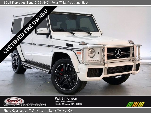 2018 Mercedes-Benz G 63 AMG in Polar White