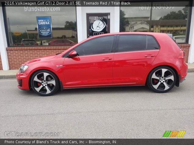 2016 Volkswagen Golf GTI 2 Door 2.0T SE in Toenado Red