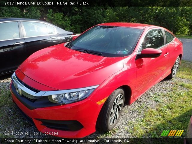 2017 Honda Civic LX Coupe in Rallye Red