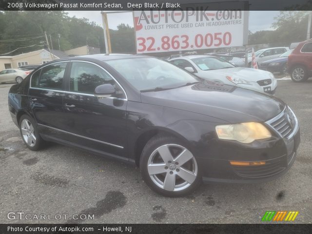 2008 Volkswagen Passat Komfort Sedan in Deep Black