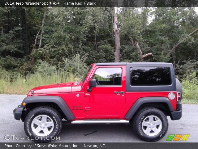 2014 Jeep Wrangler Sport 4x4 in Flame Red