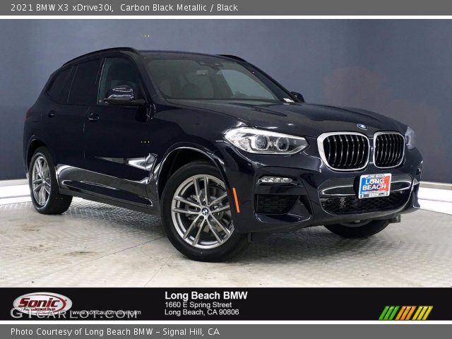 2021 BMW X3 xDrive30i in Carbon Black Metallic
