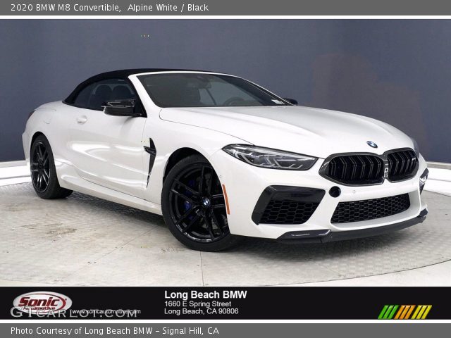 2020 BMW M8 Convertible in Alpine White