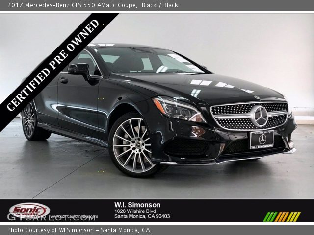 2017 Mercedes-Benz CLS 550 4Matic Coupe in Black
