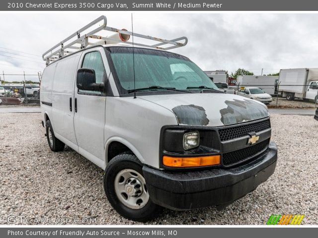 2010 Chevrolet Express 3500 Cargo Van in Summit White