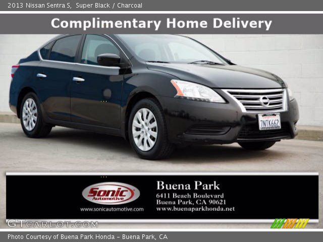2013 Nissan Sentra S in Super Black