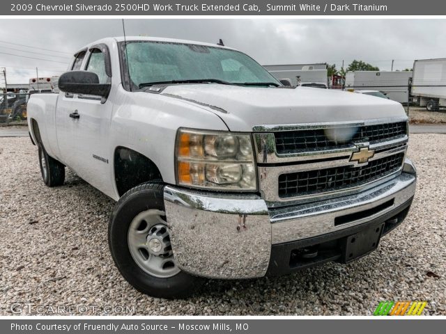 2009 Chevrolet Silverado 2500HD Work Truck Extended Cab in Summit White