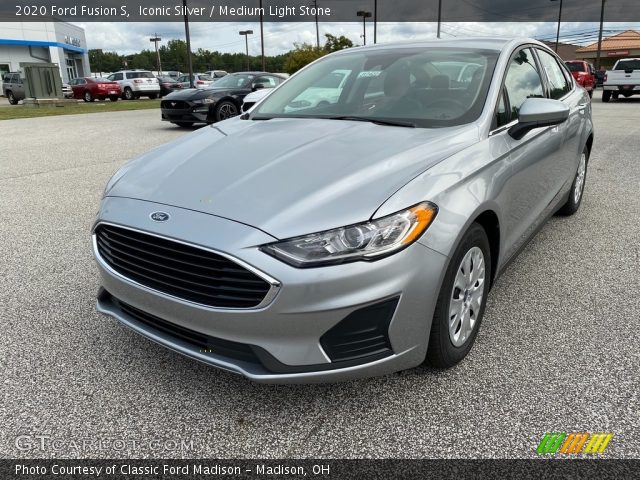 2020 Ford Fusion S in Iconic Silver