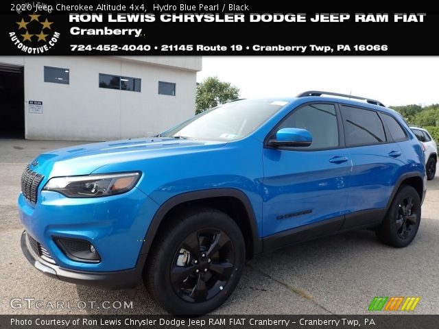 2020 Jeep Cherokee Altitude 4x4 in Hydro Blue Pearl