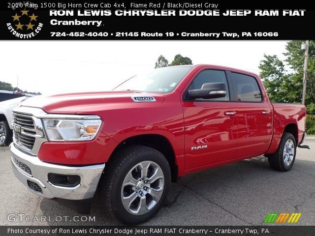 2020 Ram 1500 Big Horn Crew Cab 4x4 in Flame Red