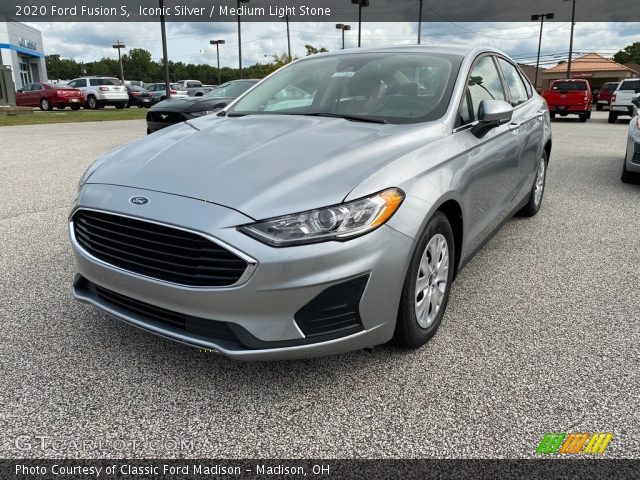 2020 Ford Fusion S in Iconic Silver