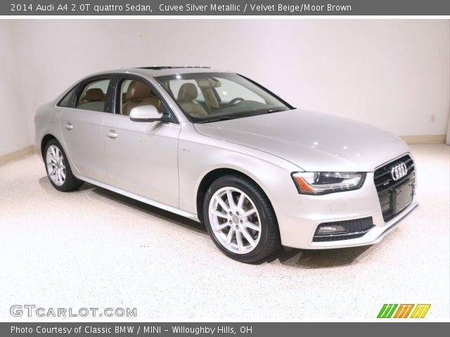 2014 Audi A4 2.0T quattro Sedan in Cuvee Silver Metallic