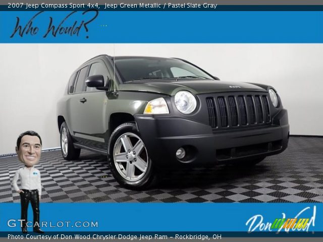 2007 Jeep Compass Sport 4x4 in Jeep Green Metallic
