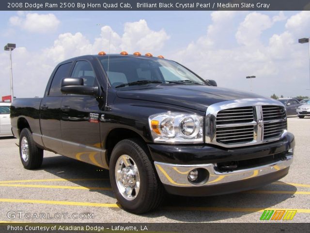 2008 Dodge Ram 2500 Big Horn Quad Cab in Brilliant Black Crystal Pearl