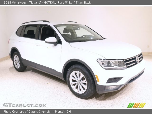 2018 Volkswagen Tiguan S 4MOTION in Pure White