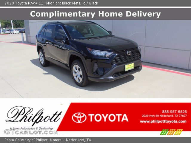 2020 Toyota RAV4 LE in Midnight Black Metallic
