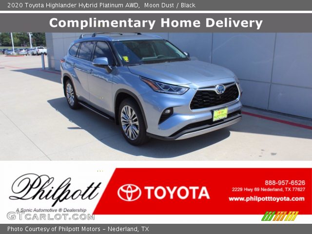 2020 Toyota Highlander Hybrid Platinum AWD in Moon Dust